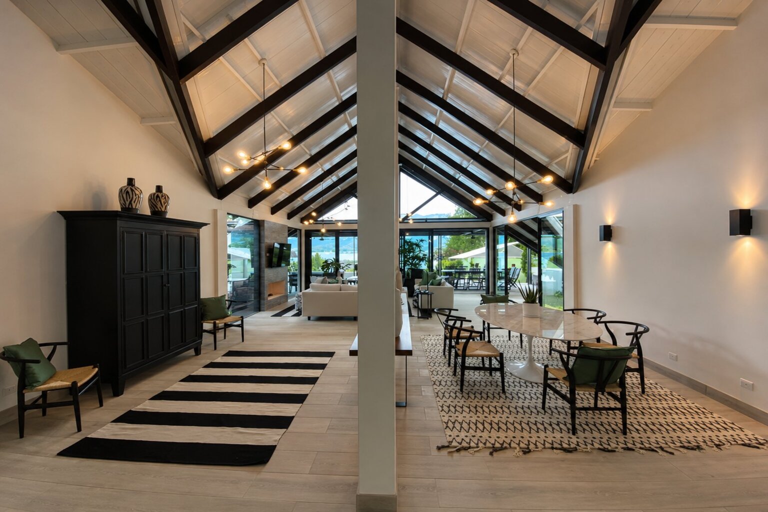 Salón y comedor integrados